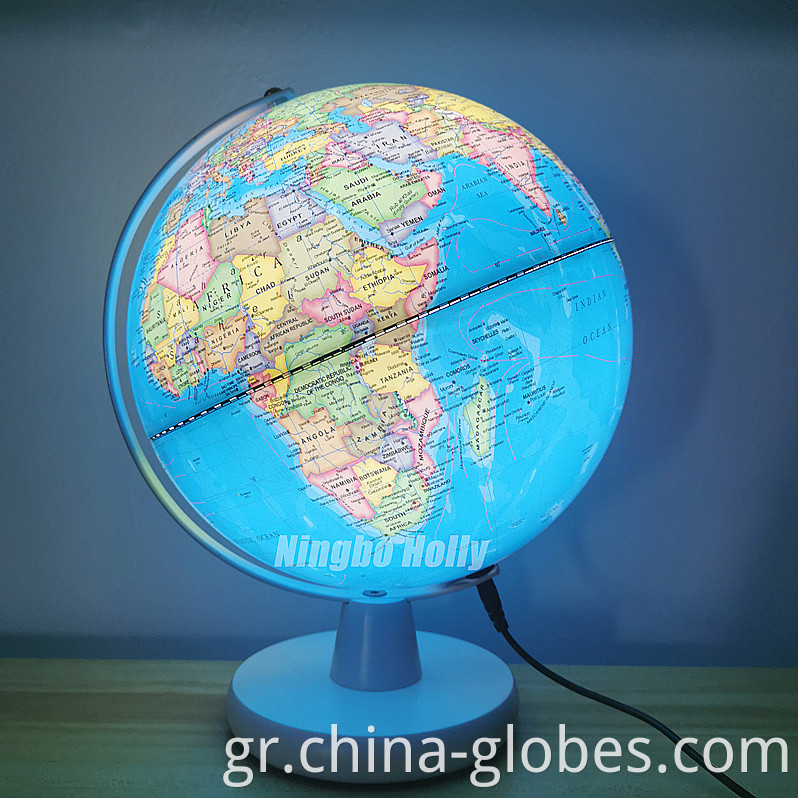 illuminated decor globe